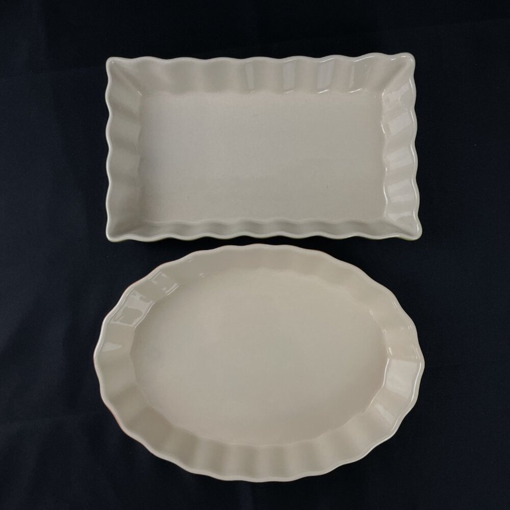 Culinary Colors Ceramic Fluted Edge Baking Dishes